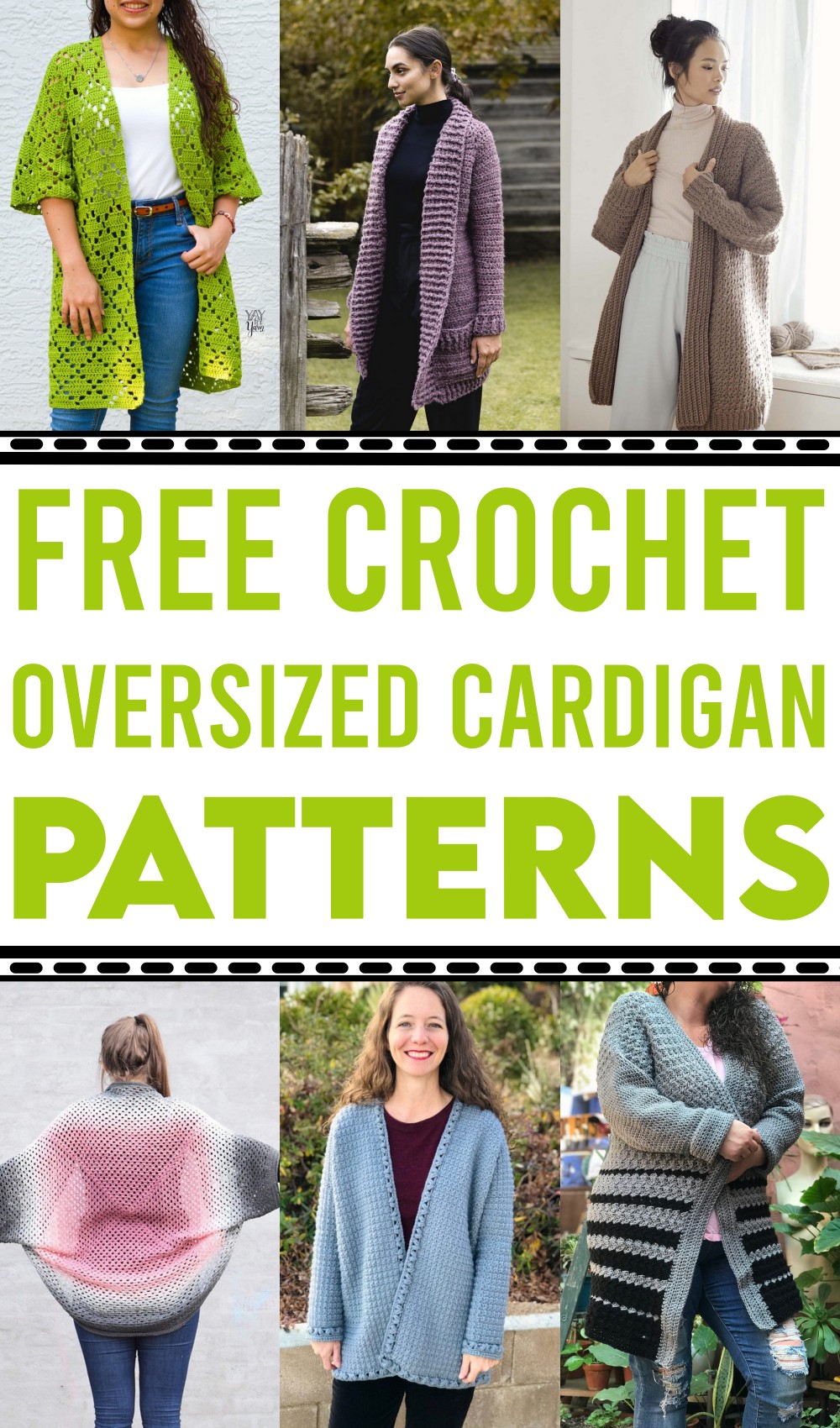 Free Crochet Oversized Cardigan Patterns