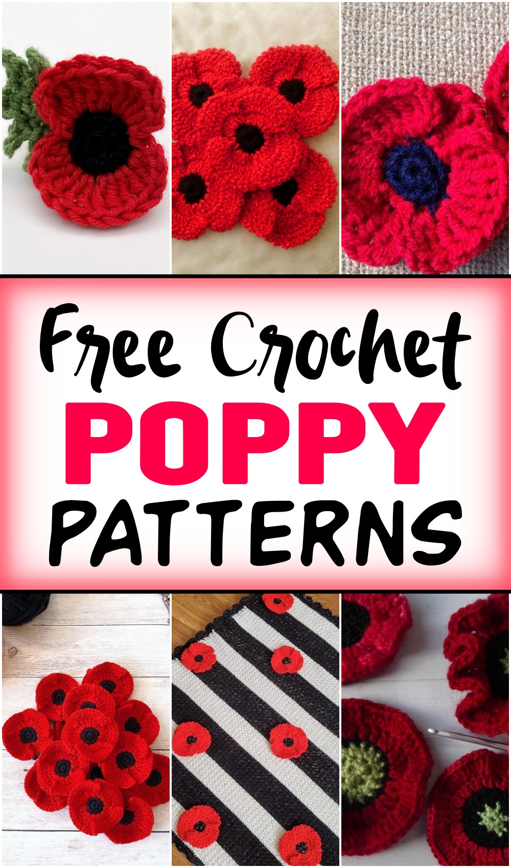 Free Crochet Poppy Patterns