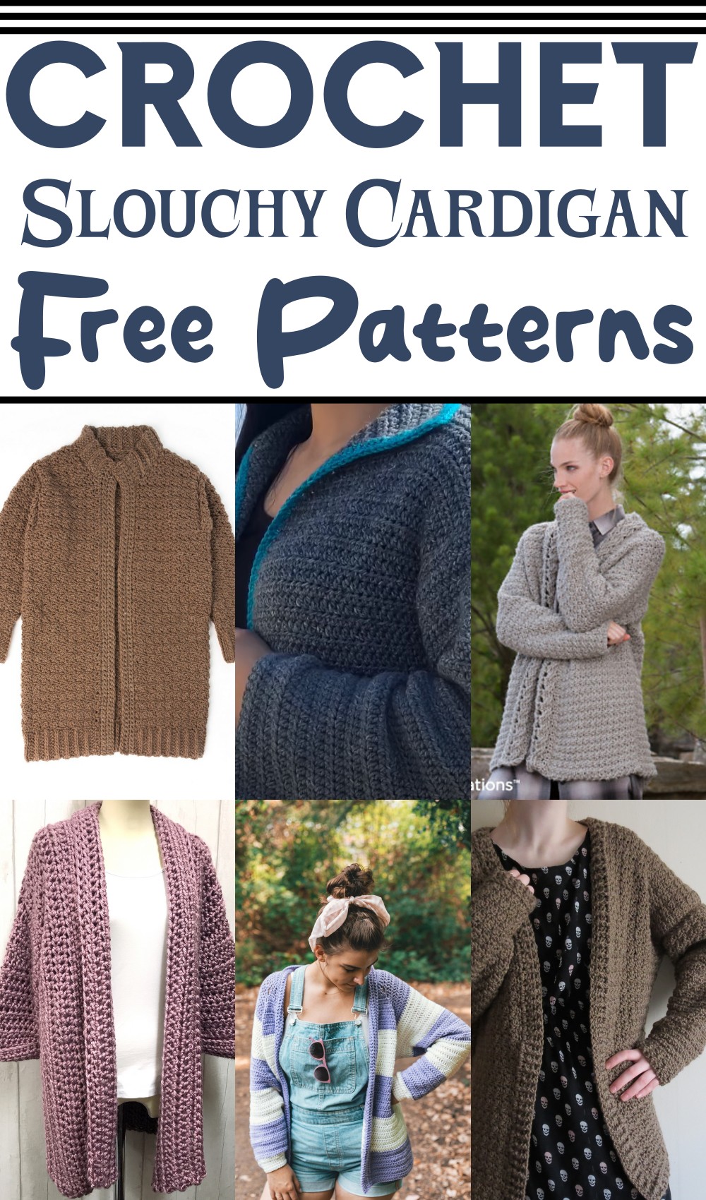 Free Crochet Slouchy Cardigan Patterns 1