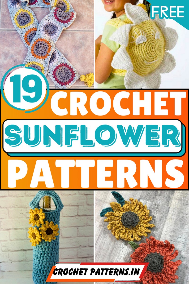 Free Crochet Sunflower Patterns