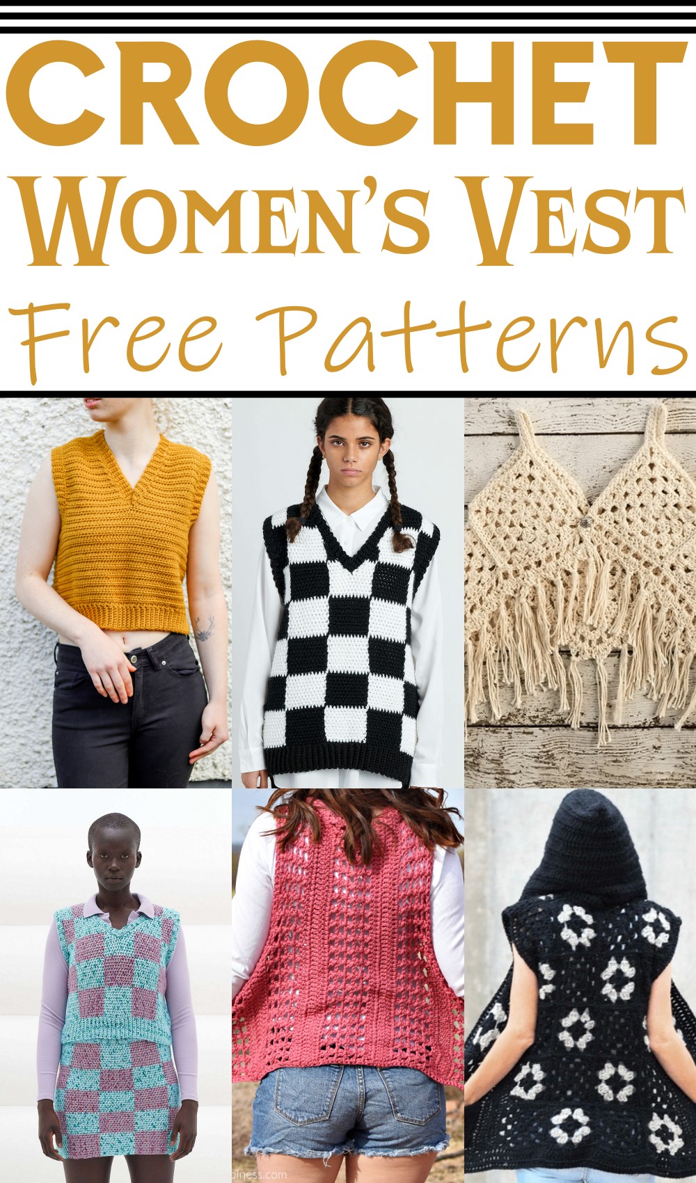 Women’s Crochet Vest Patterns 1