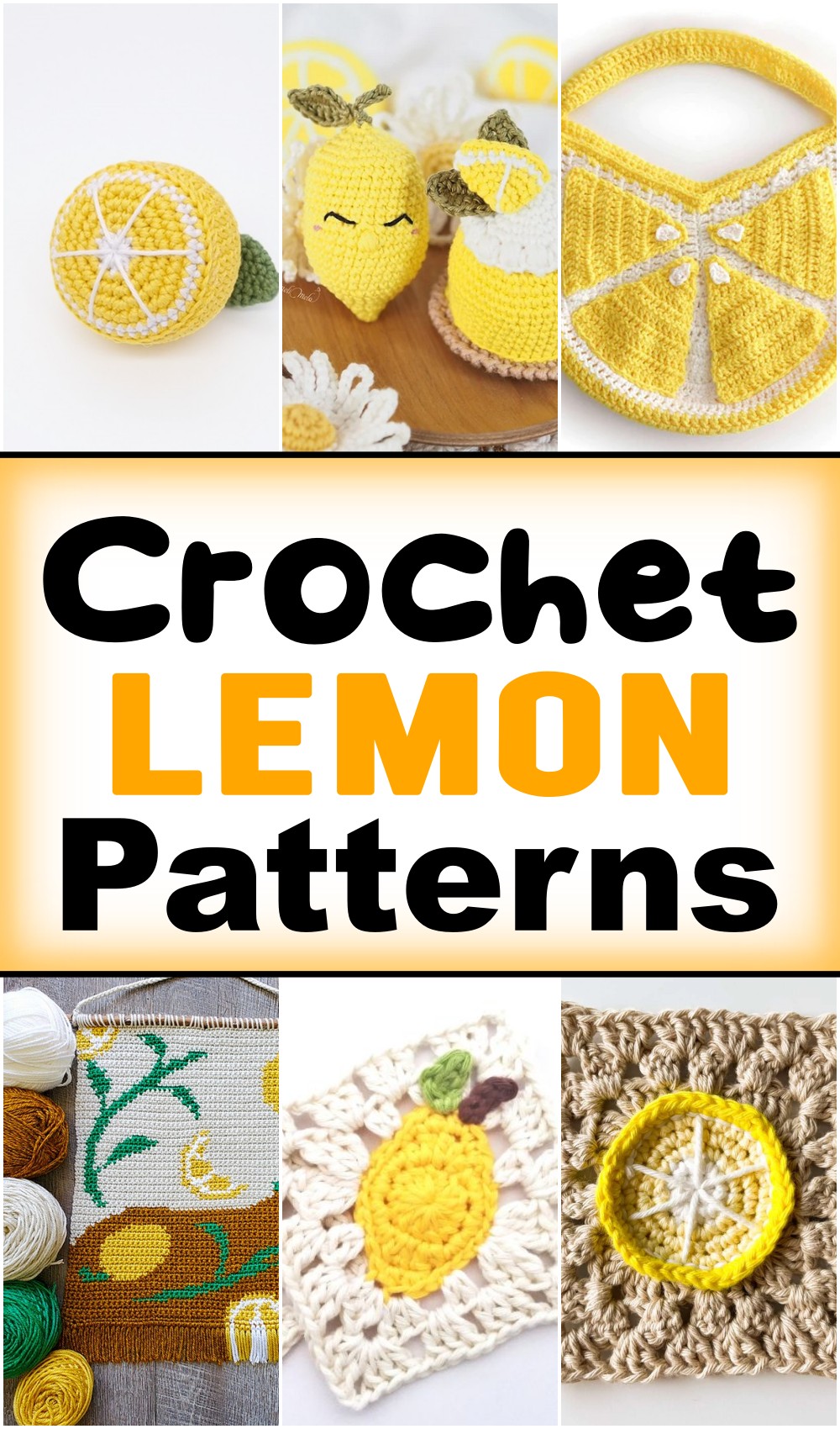 15 Free Crochet Lemon Patterns For Both Kids & Adult Items