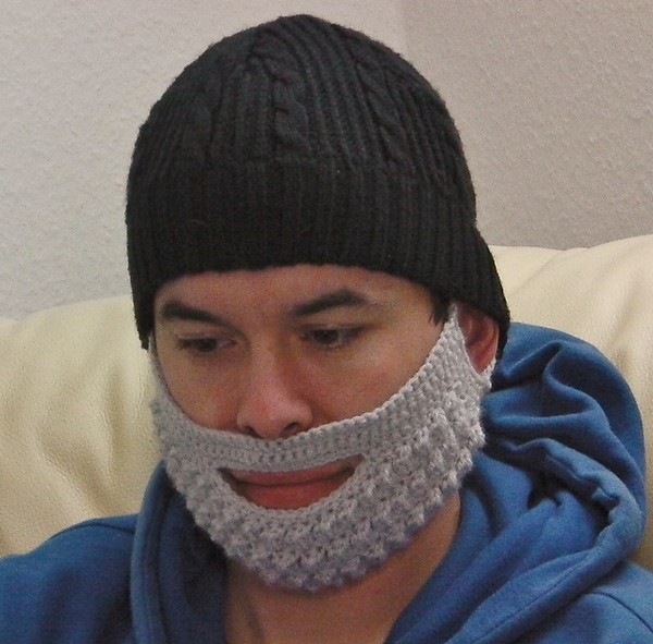 Crochet Beard Mask Pattern