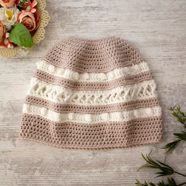 Crochet Bella Ponytail Hat Pattern 