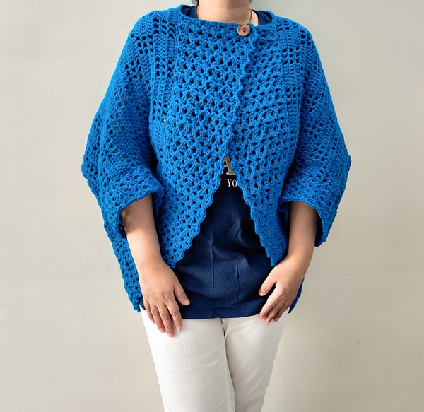 Crochet Cadie Cocoon Shrug Pattern