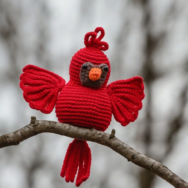 5 Free Crochet Cardinal Patterns For Amigurumi & Cozies!
