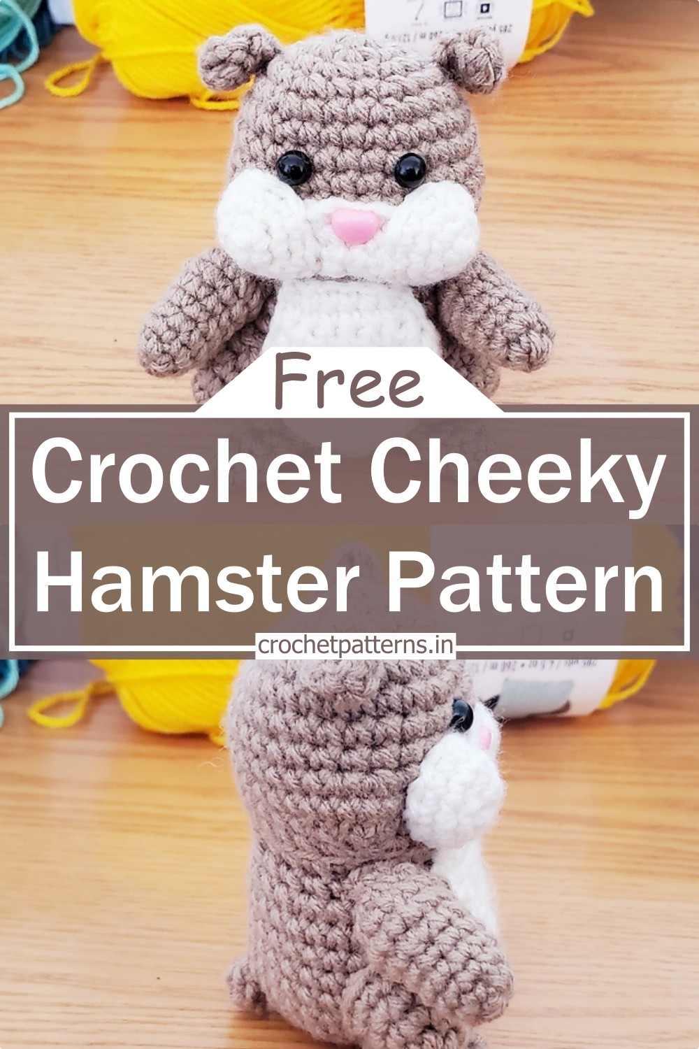 Crochet Cheeky Hamster Pattern