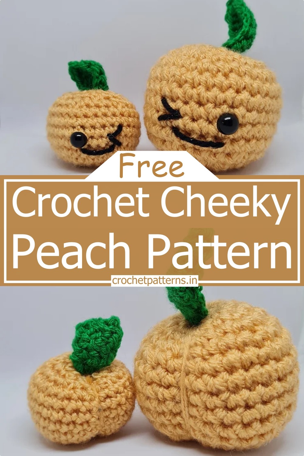 Crochet Cheeky Peach Pattern