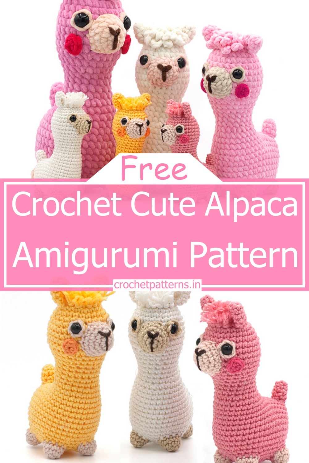 Crochet Cute Alpaca Amigurumi Pattern