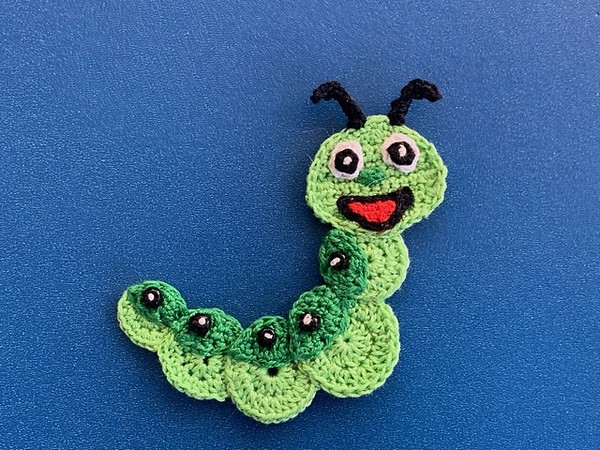 Crochet Cute Caterpillar Pattern 