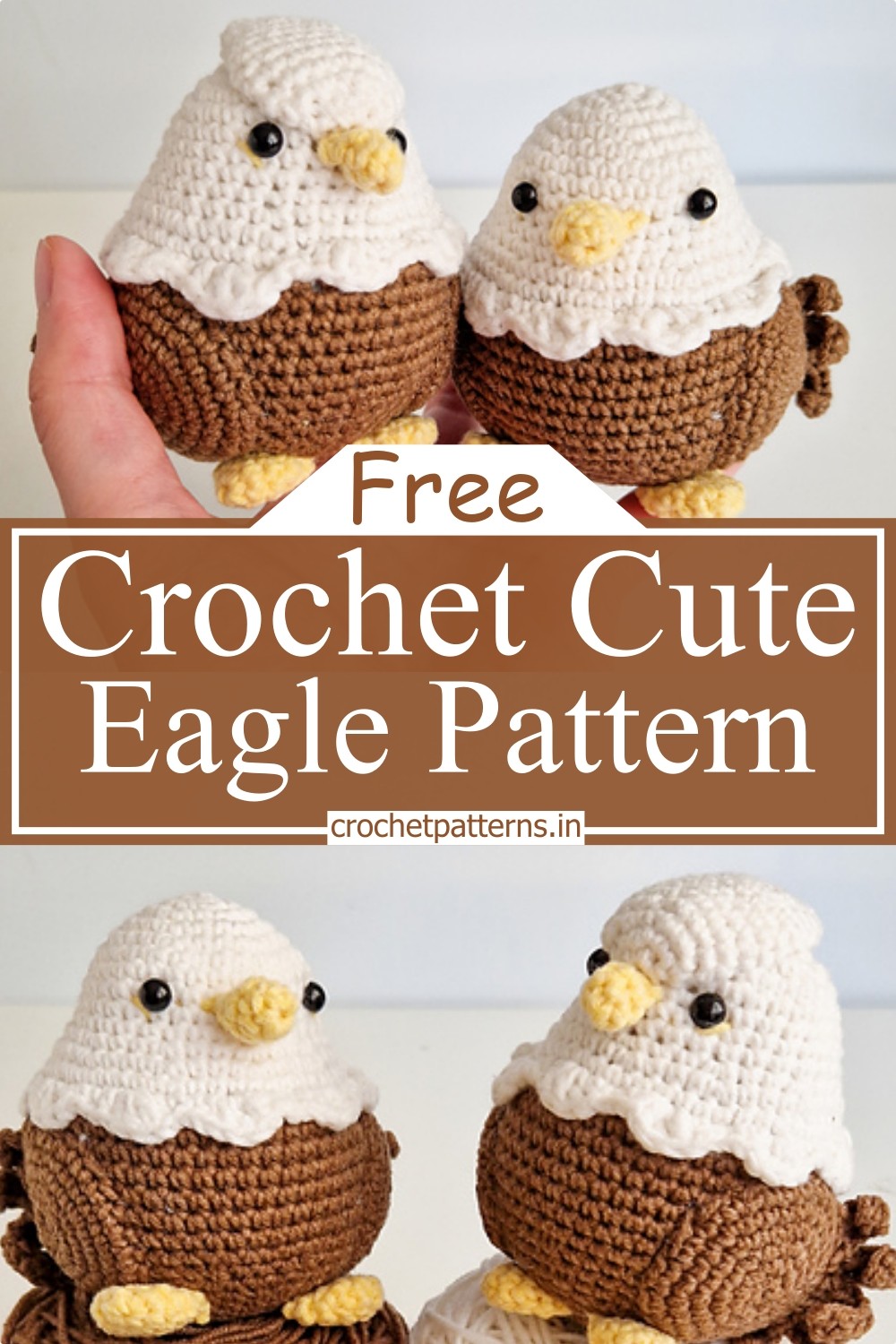 Crochet Cute Eagle Pattern
