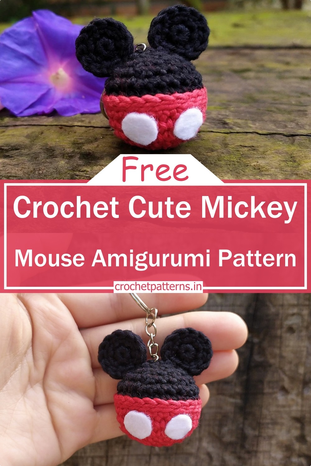 Crochet Cute Mickey Mouse Amigurumi Pattern