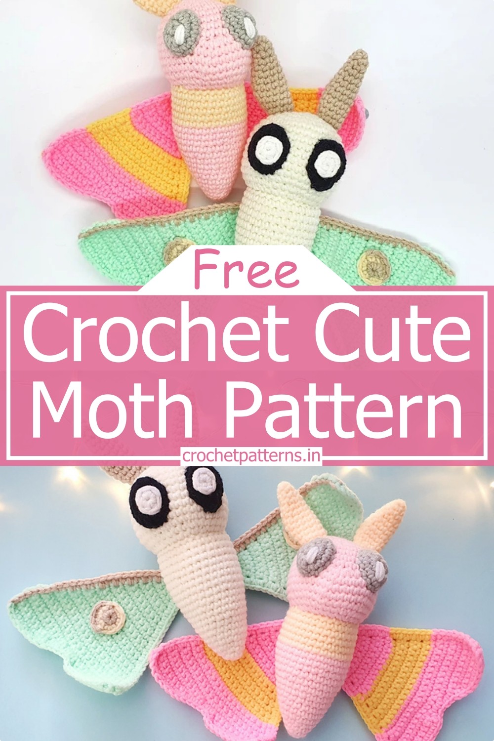 Crochet Cute Moth Pattern