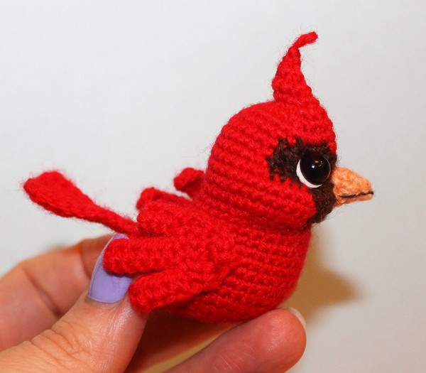 Crochet Cute Northern Cardinal Pattern