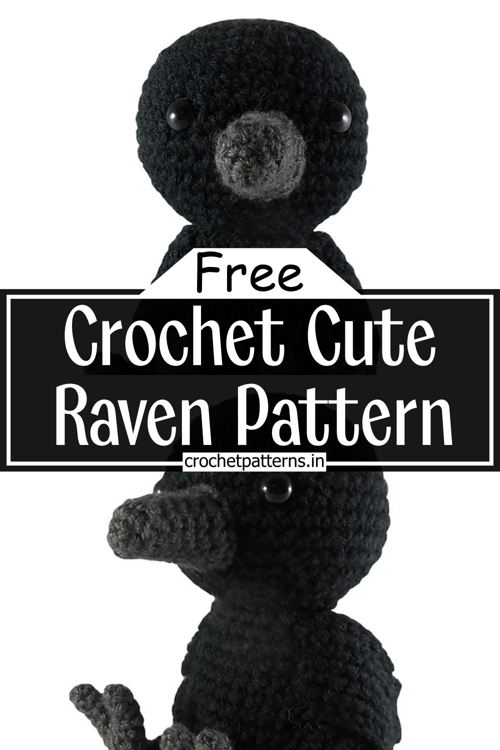 Crochet Cute Raven Pattern