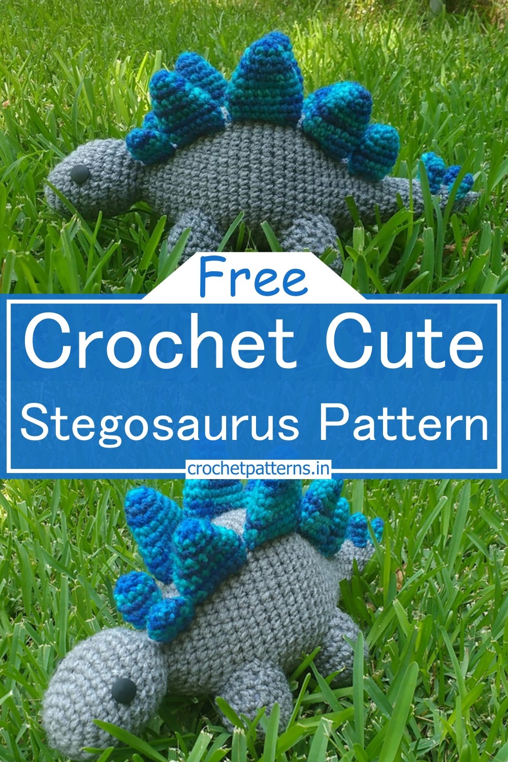 Crochet Cute Stegosaurus Pattern
