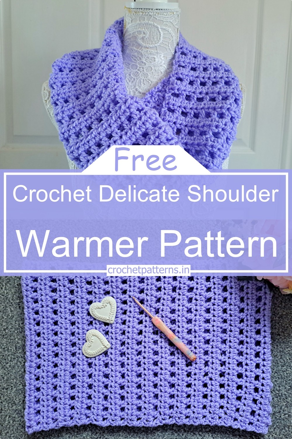 Crochet Delicate Shoulder Warmer Pattern
