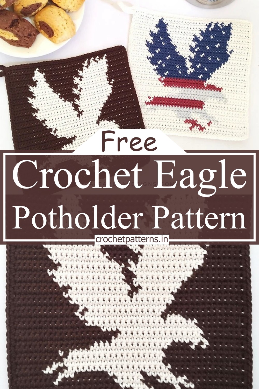 Crochet Eagle Potholder Pattern 
