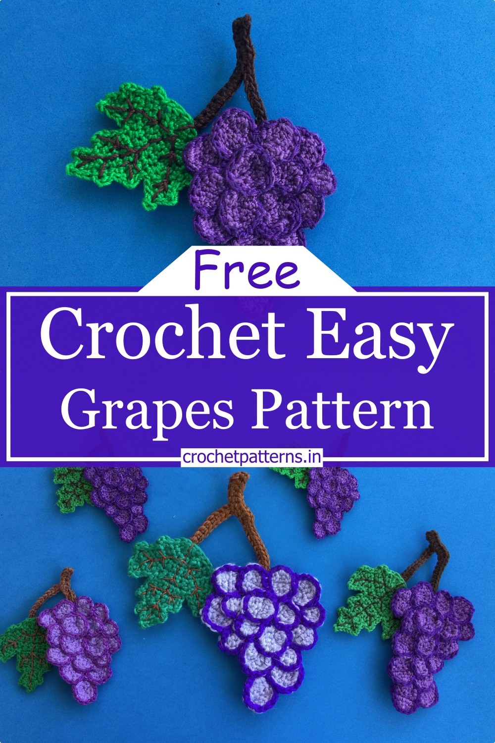 Crochet Easy Grapes Pattern