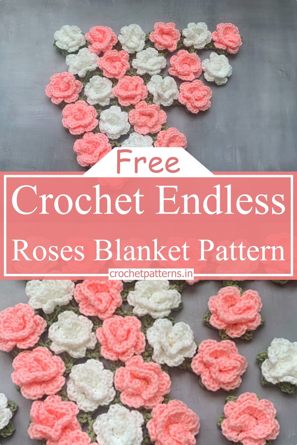 Crochet Endless Roses Blanket Pattern
