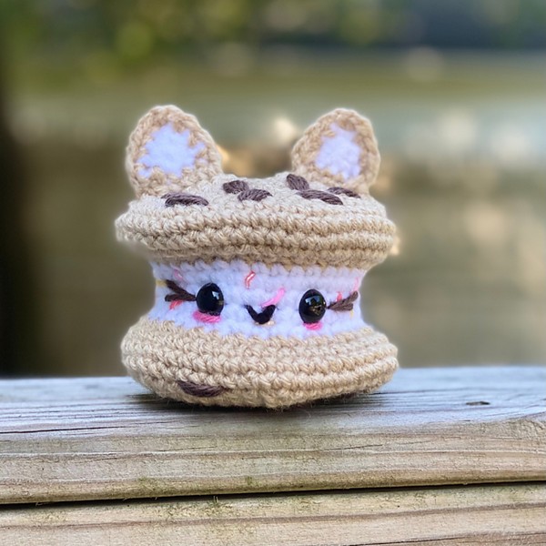 Crochet Ice Cream Cookie Cat Pattern