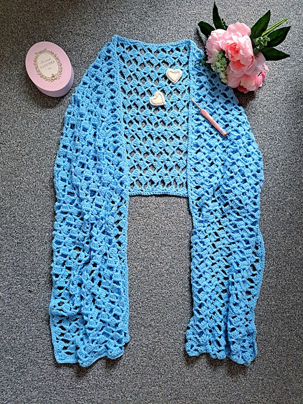 Crochet Juliette Shawl Pattern