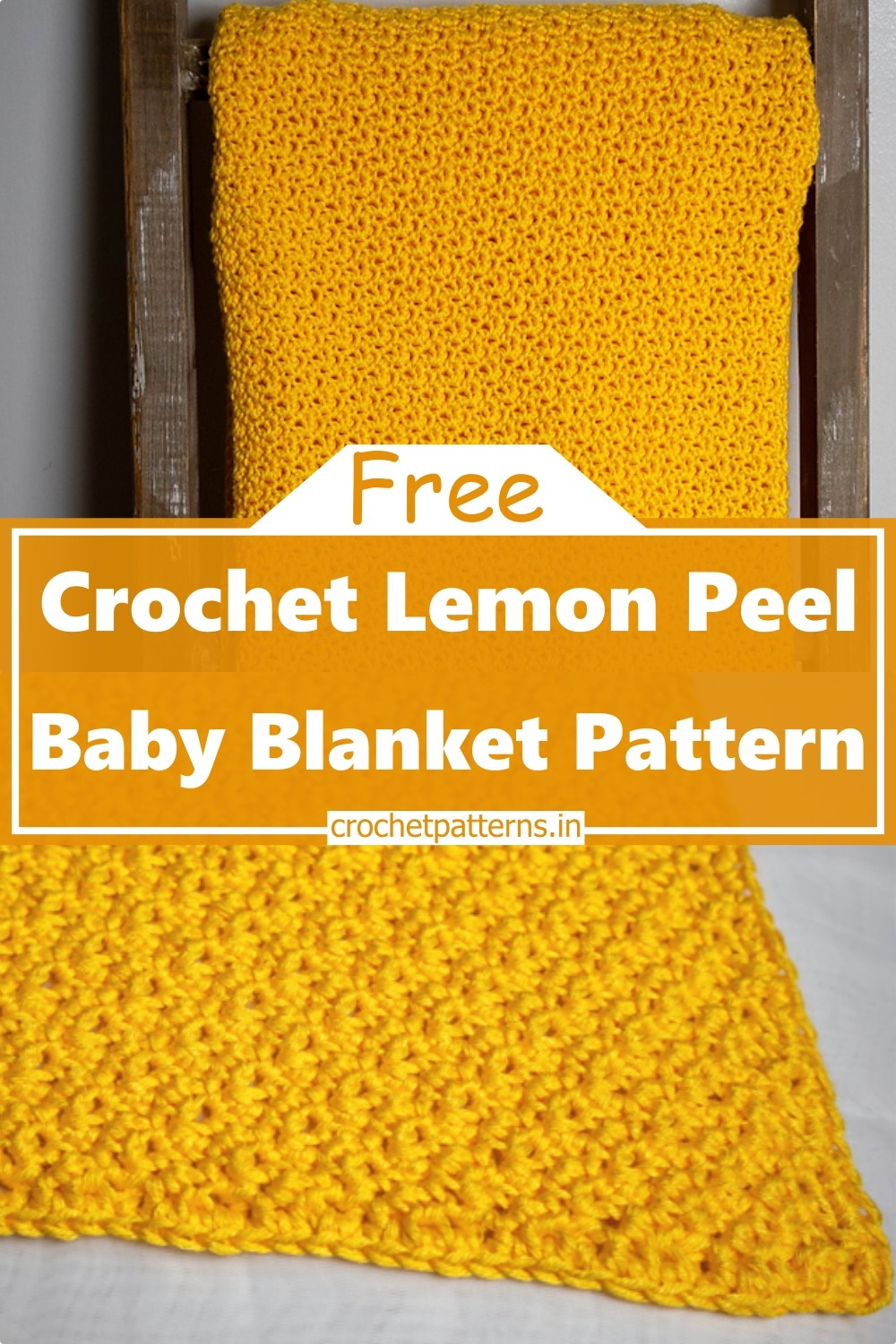 Crochet Lemon Peel Baby Blanket Pattern