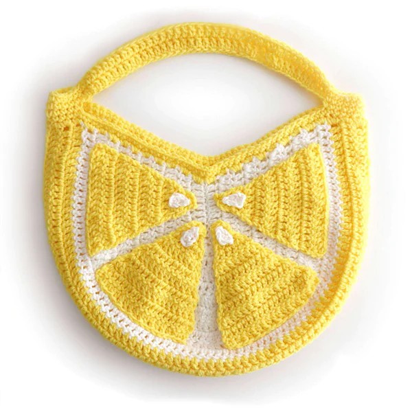 Crochet Lemon Tote Pattern 