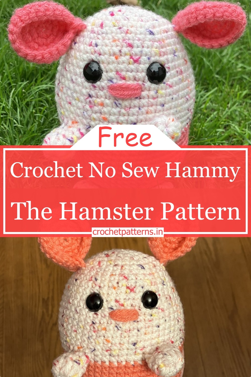 Crochet No Sew Hammy The Hamster Pattern