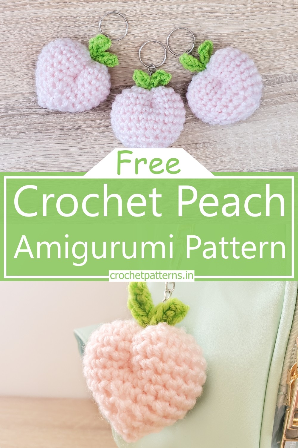 Crochet Peach Amigurumi Pattern 