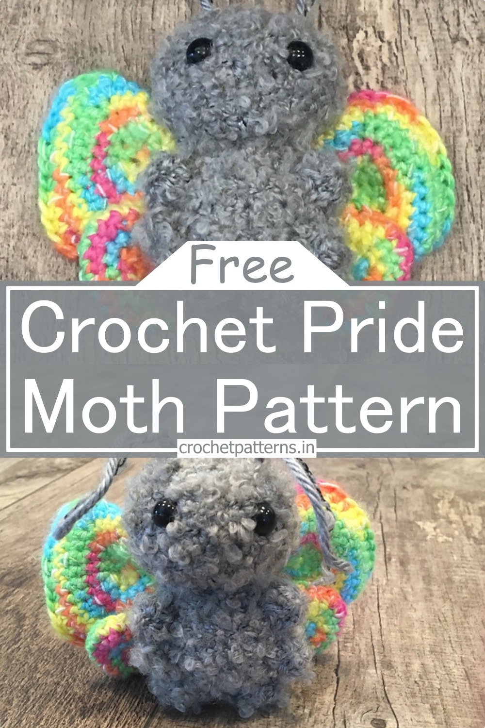 Crochet Pride Moth Pattern