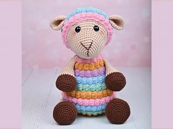 Crochet Rainbow Sheep Pattern