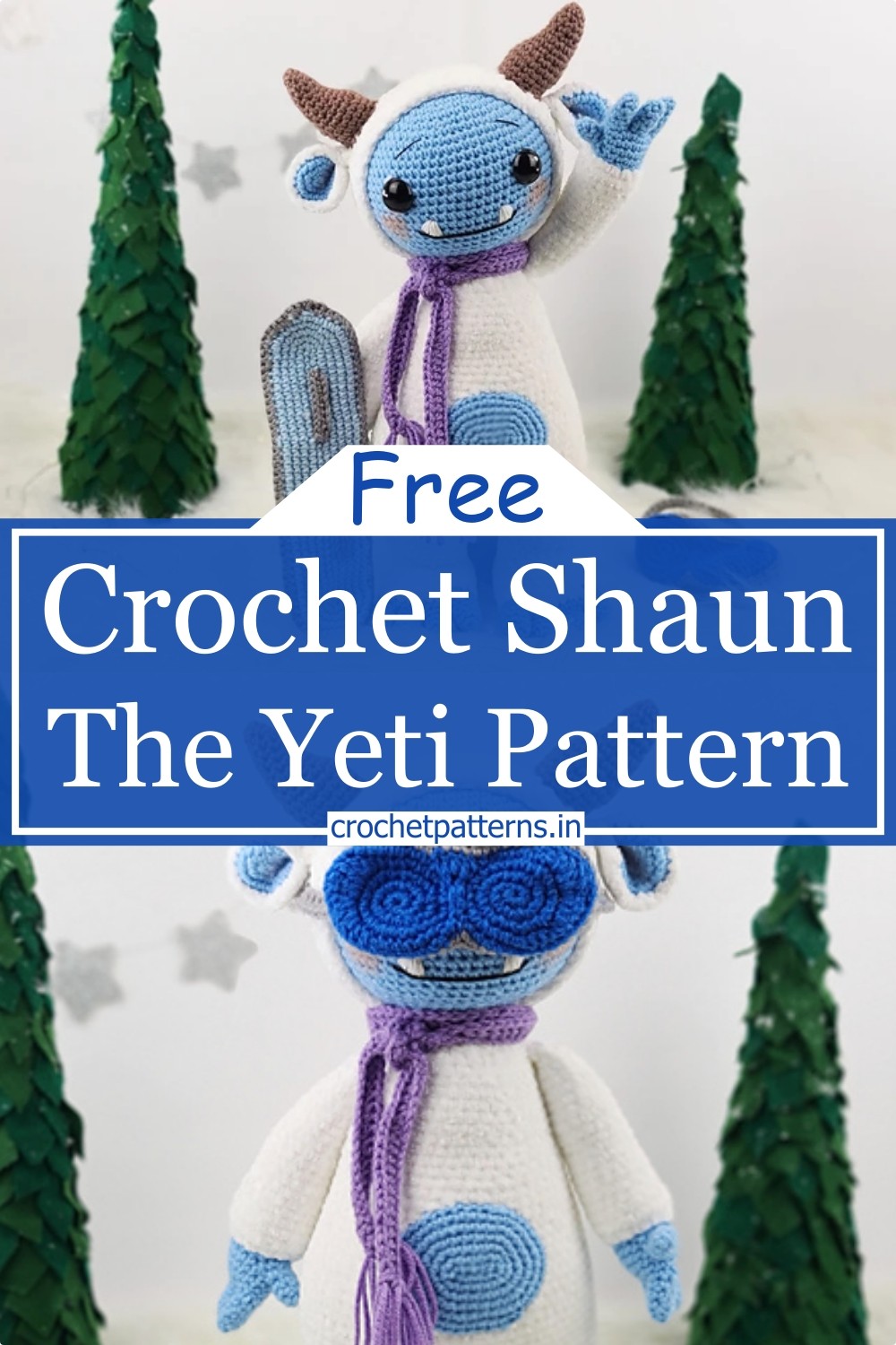 Crochet Shaun The Yeti Pattern