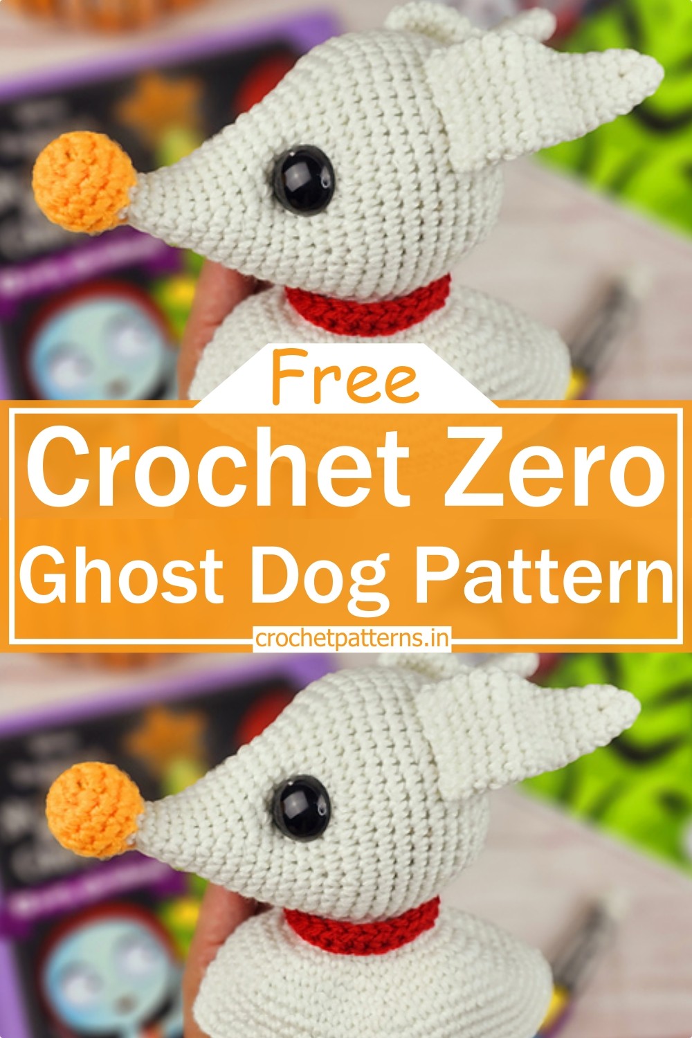 Crochet Zero Ghost Dog Pattern