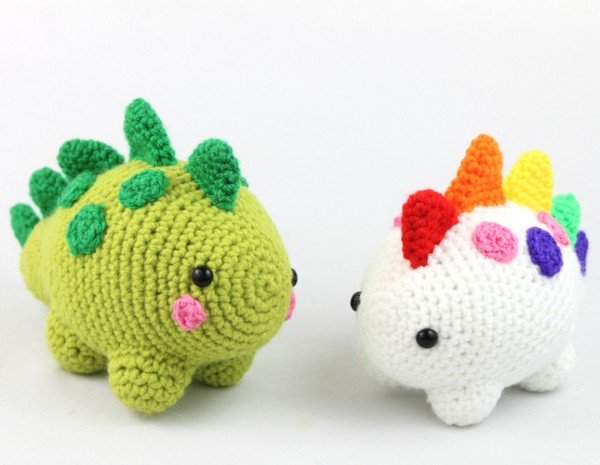 Free Amigurumi Dinosaur Crochet Pattern 
