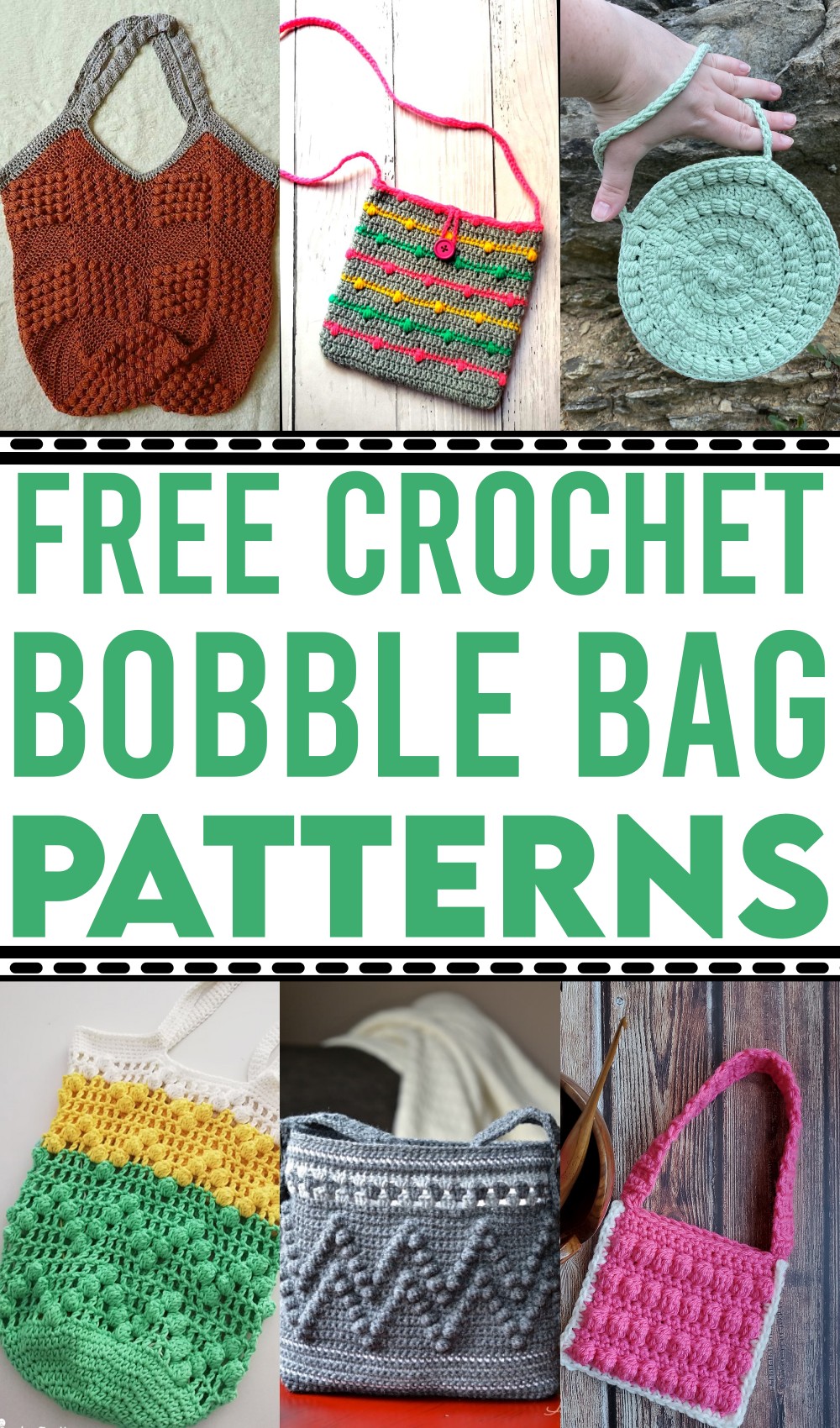 Free Crochet Bobble Bag Patterns 1