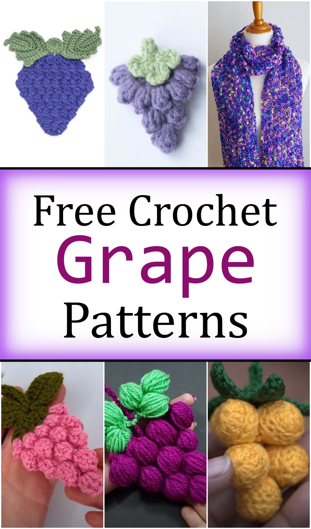 Free Crochet Grape Patterns
