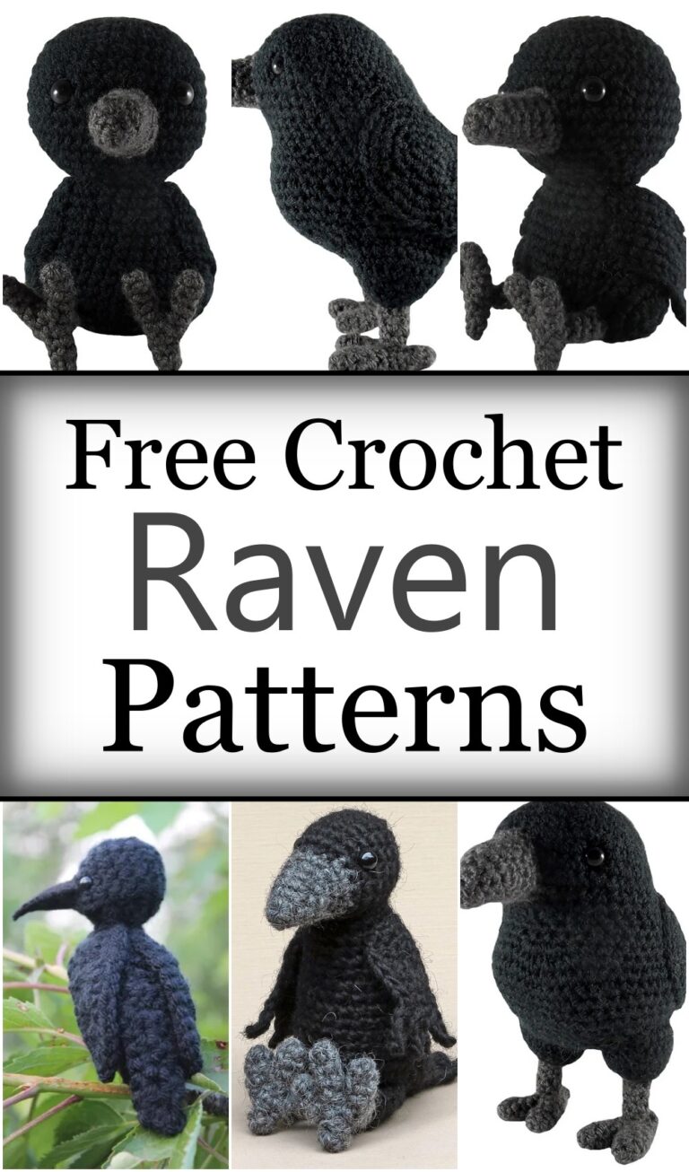 4 Free Crochet Raven Patterns For Bird Lovers