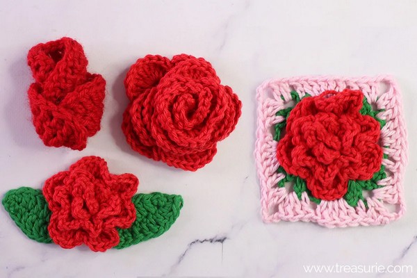 How To Crochet A Rose Pattern