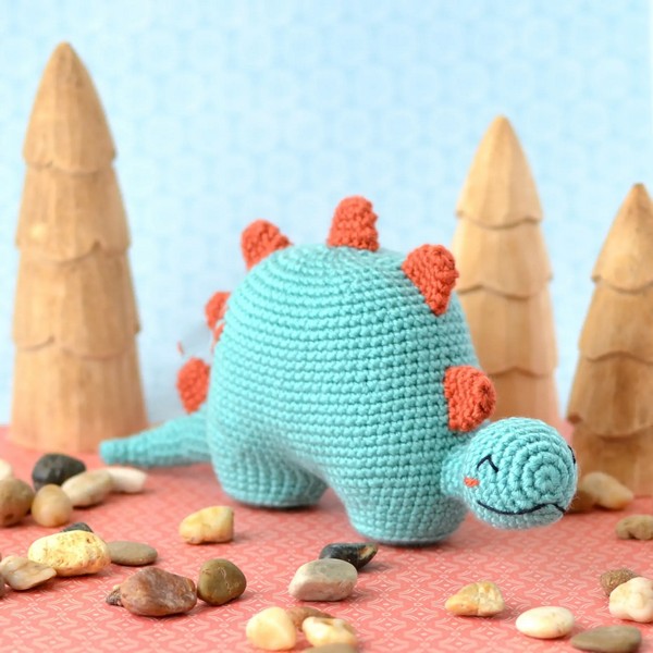 Kevin the Dino Free Crochet Pattern
