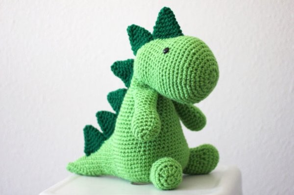 Squish-A-Saurus Crochet Dino Pattern