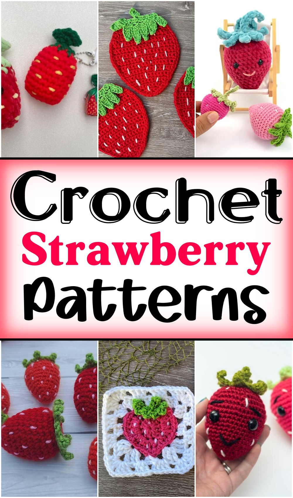 13 Free Crochet Strawberry Patterns
