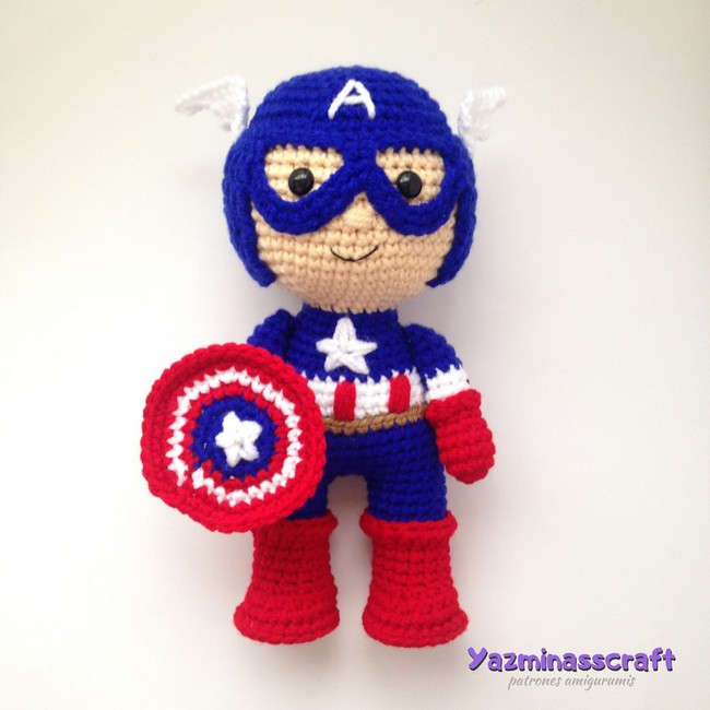 Captain America Amigurumi