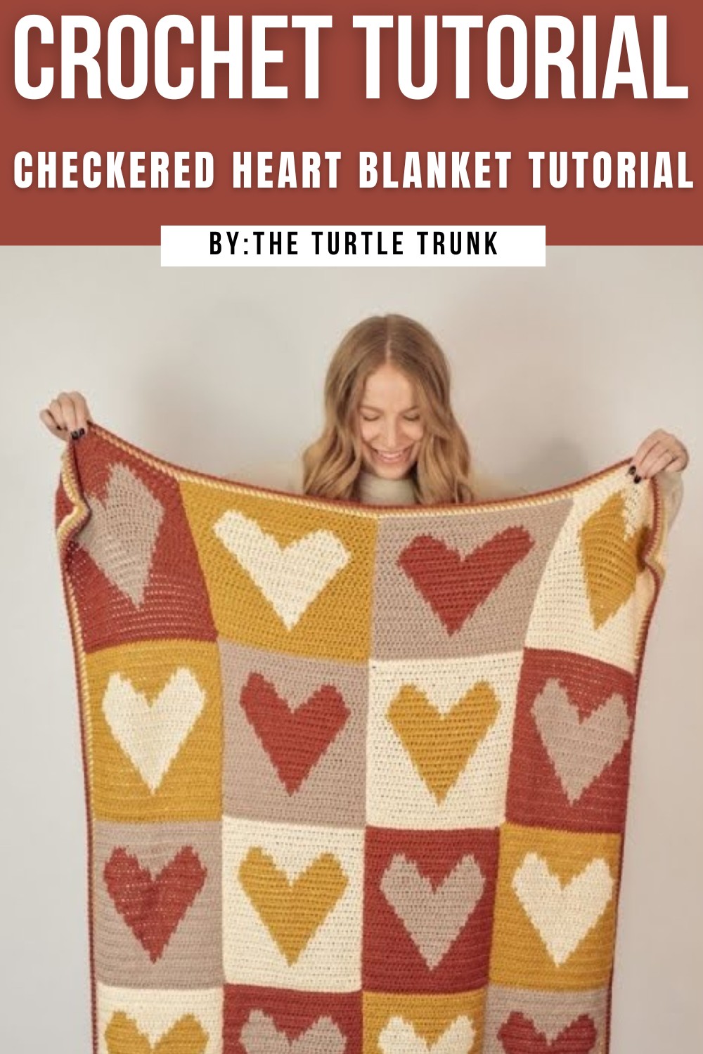 Checkered Heart Blanket Tutorial