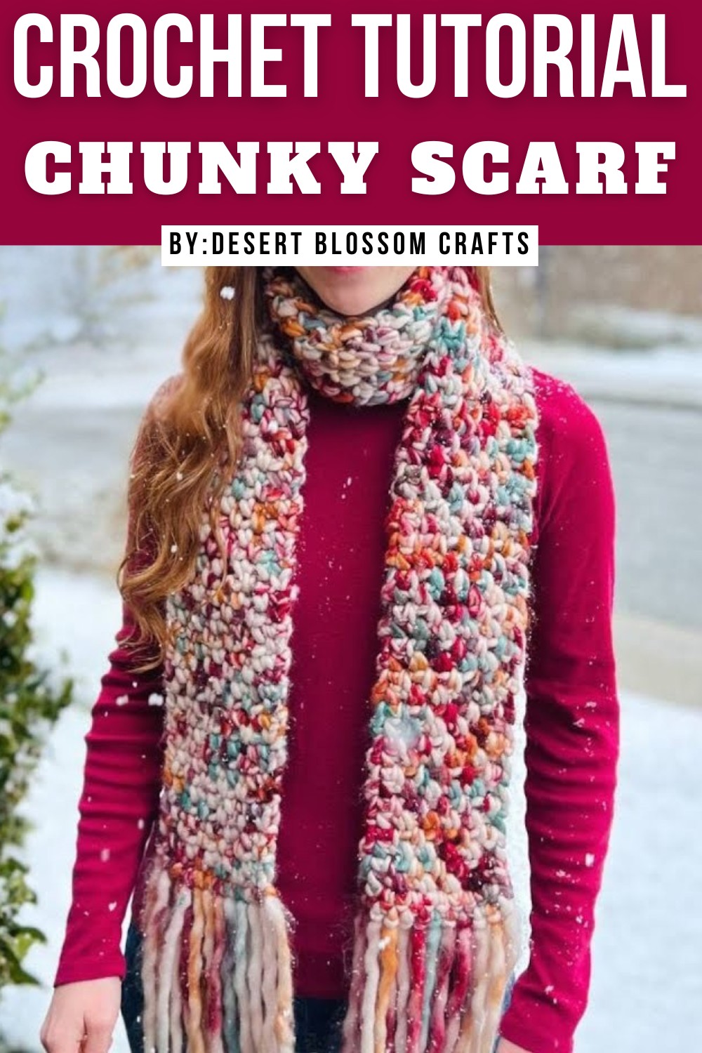 Chunky Crochet Scarf Pattern