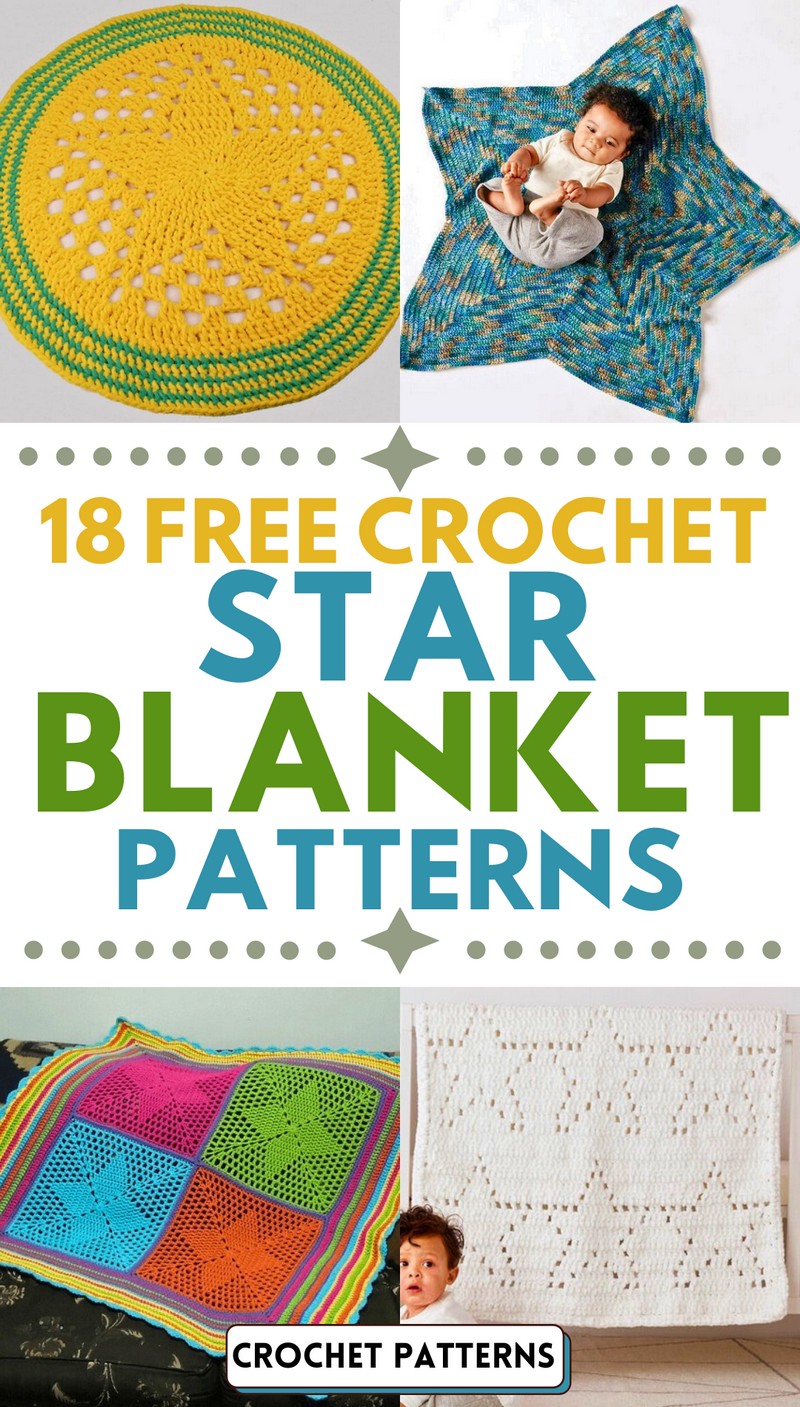 Crochet Star Blankets Pattern