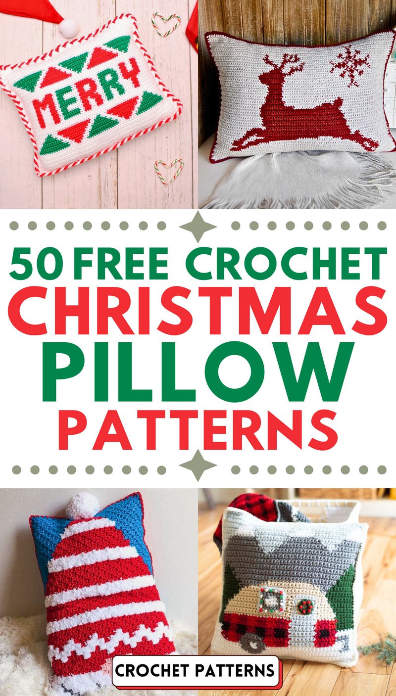 Crochet Christmas Pillow Patterns: