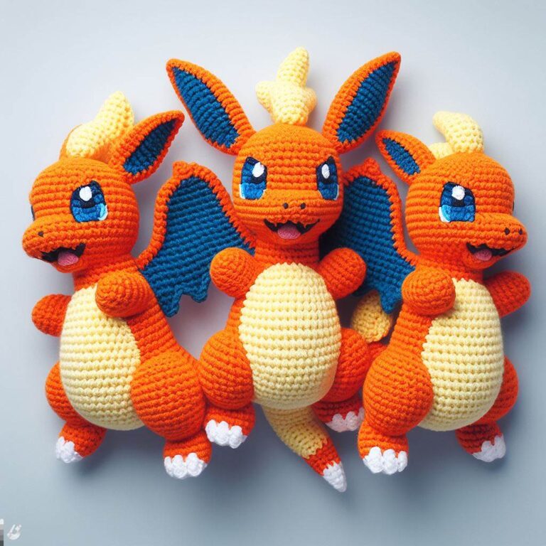 9 Free Crochet Charizard Patterns For Kids Amigurumi!