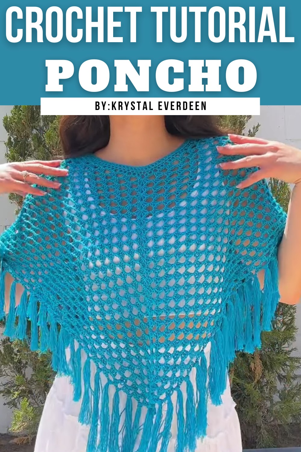 Crochet Poncho Beginner Friendly Tutorial