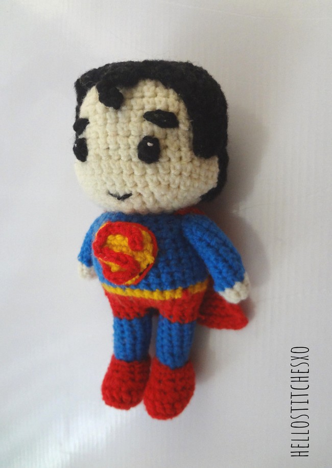 Crochet Superman Amigurumi